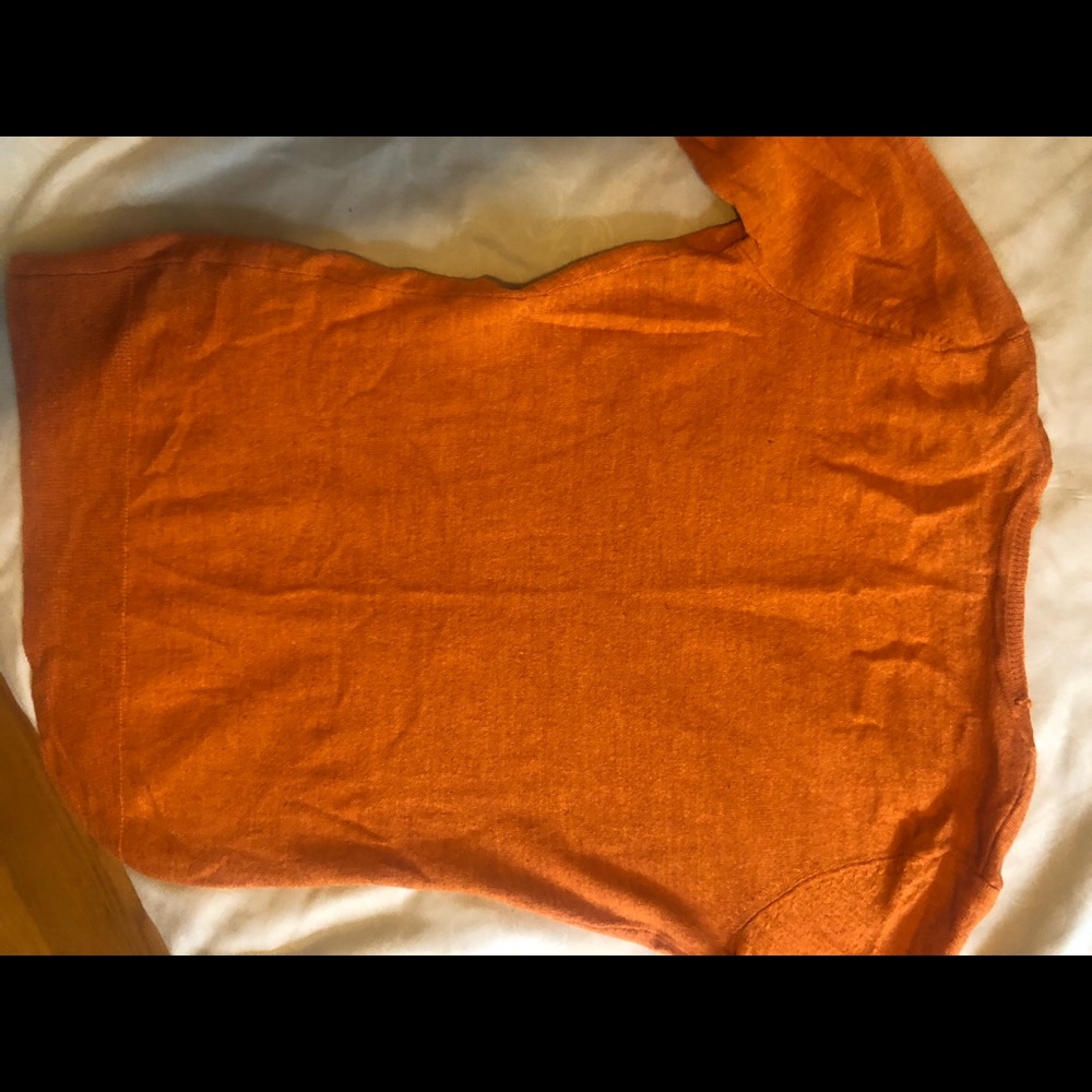 Orange Sweater